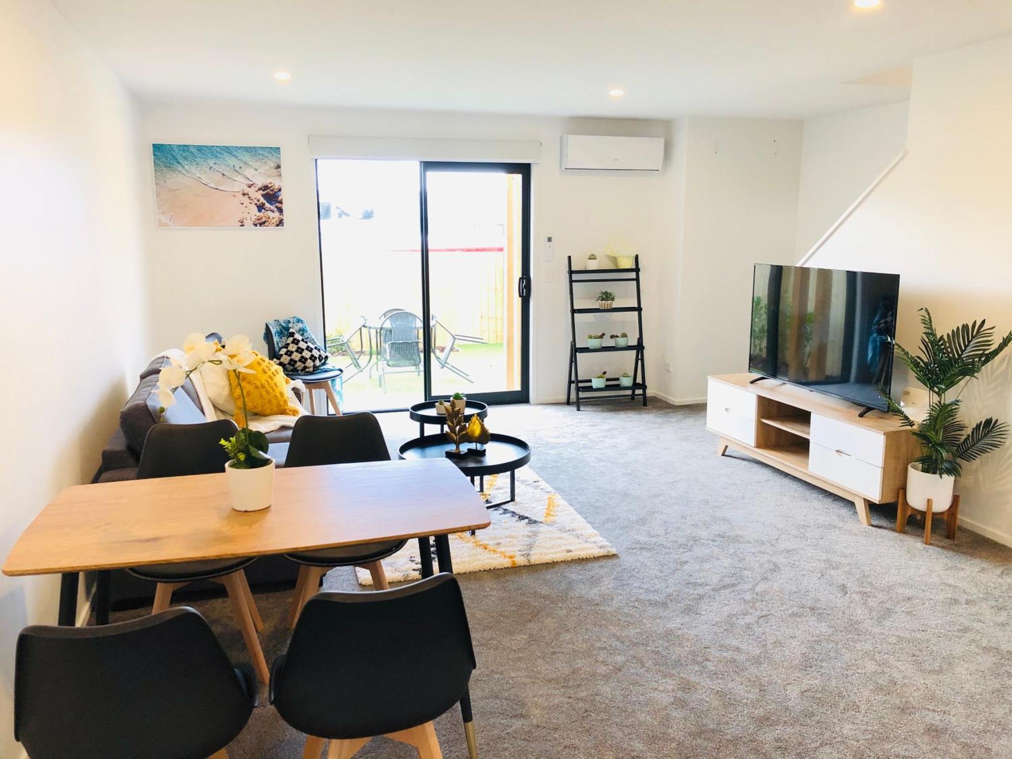Arena,Railway Station Townhouse With Free Car Park Apartment Christchurch Bagian luar foto